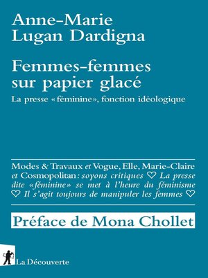 cover image of Femmes-femmes sur papier glacé